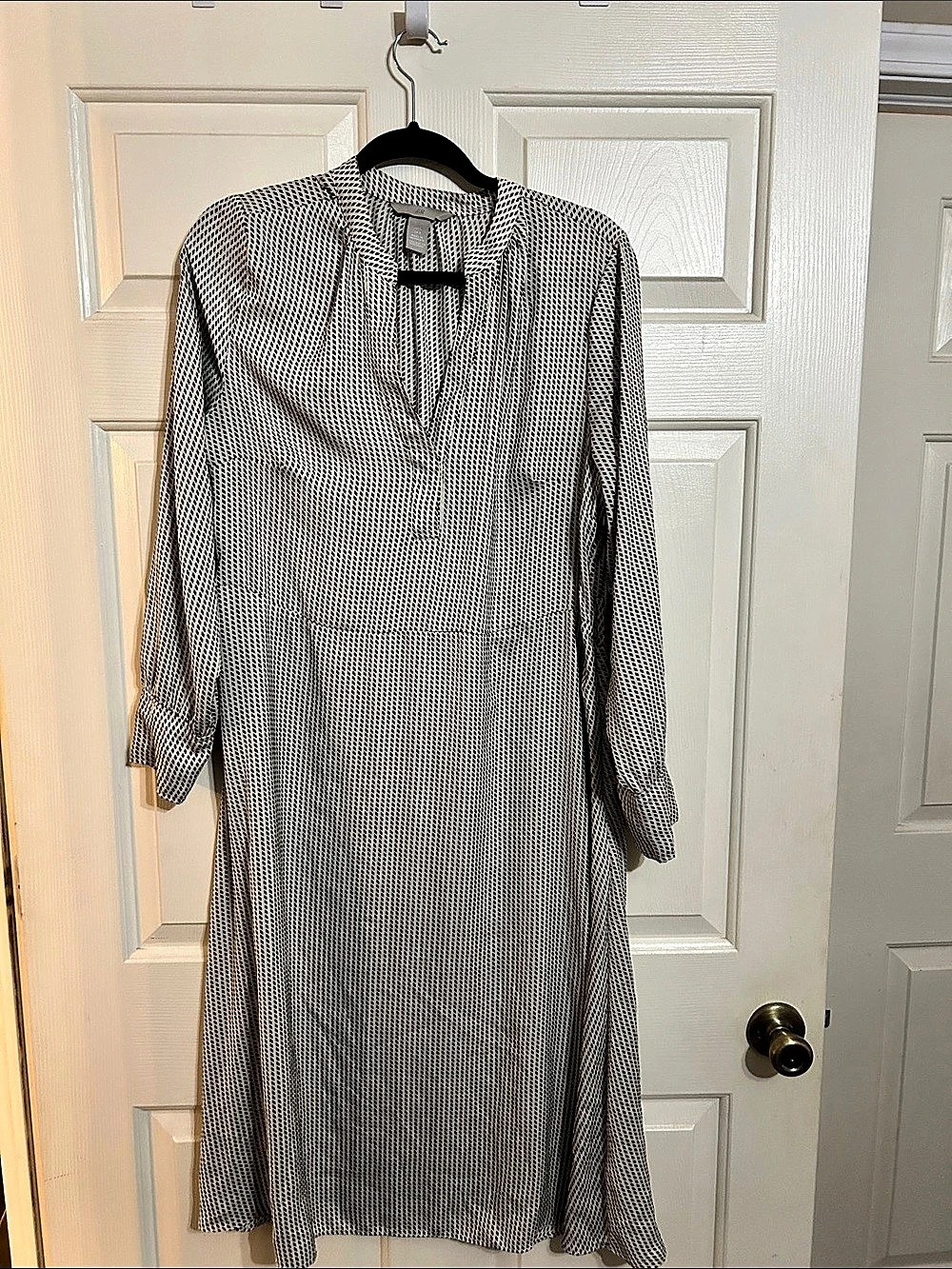 H&M Women's Printed Long Sleeve Dress